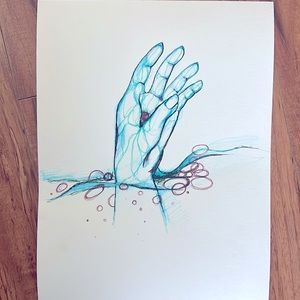 Original Art - Watercolor/ink  9x12” - on 140lb paper.